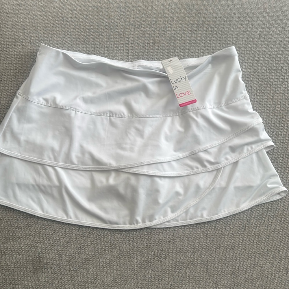 NEW Lucky in Love Scallop Skirt Skort - Picture 5 of 11